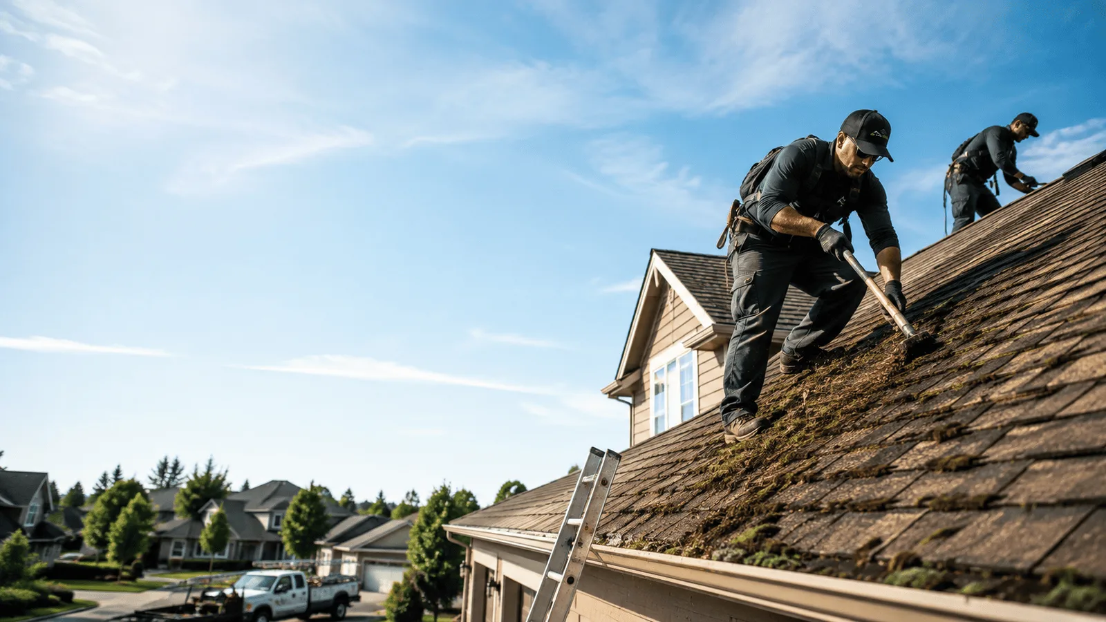 Roof Moss Removal in Brooklyn, MI near me